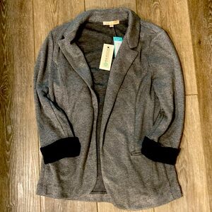 Women’s grey 3/4 blazer sz medium - brand new w/tags!